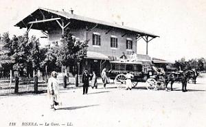1884- Biskra - La Gare - La Diligence du Royal Hotel